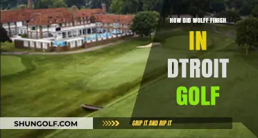 Wolff's Detroit Golf Performance: Final Results and Highlights