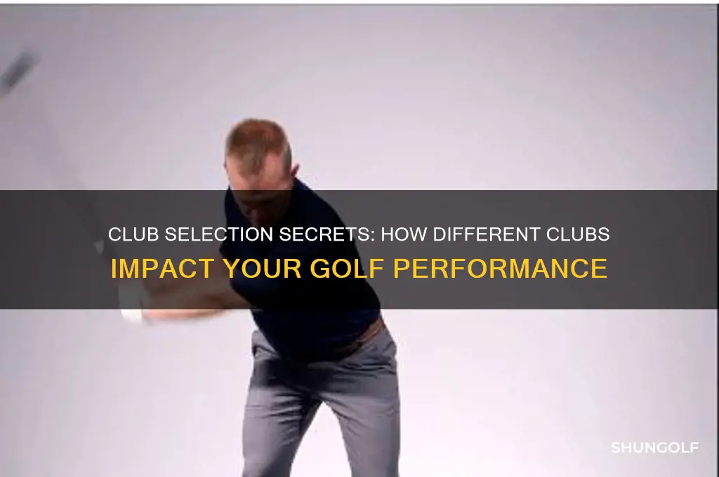 how different clubs affect performance golf