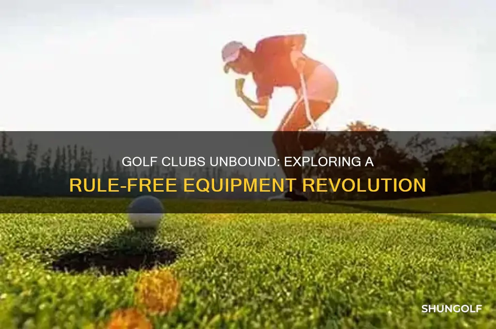 how different would golf clubs be without rules