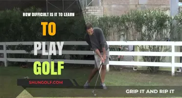 Mastering the Greens: Unveiling the Real Challenge of Learning Golf