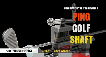 Unraveling the Challenge: Removing a Ping Golf Shaft