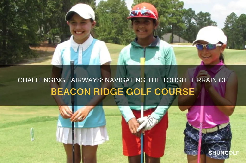 how difficult is the beacon ridge golf course