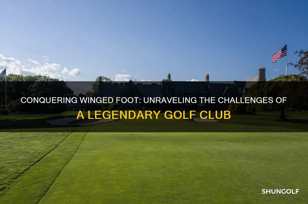 how difficult is winged foot golf club