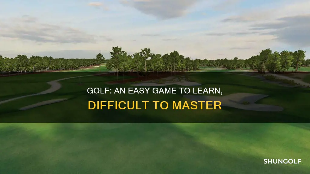 how difficult to learn golf