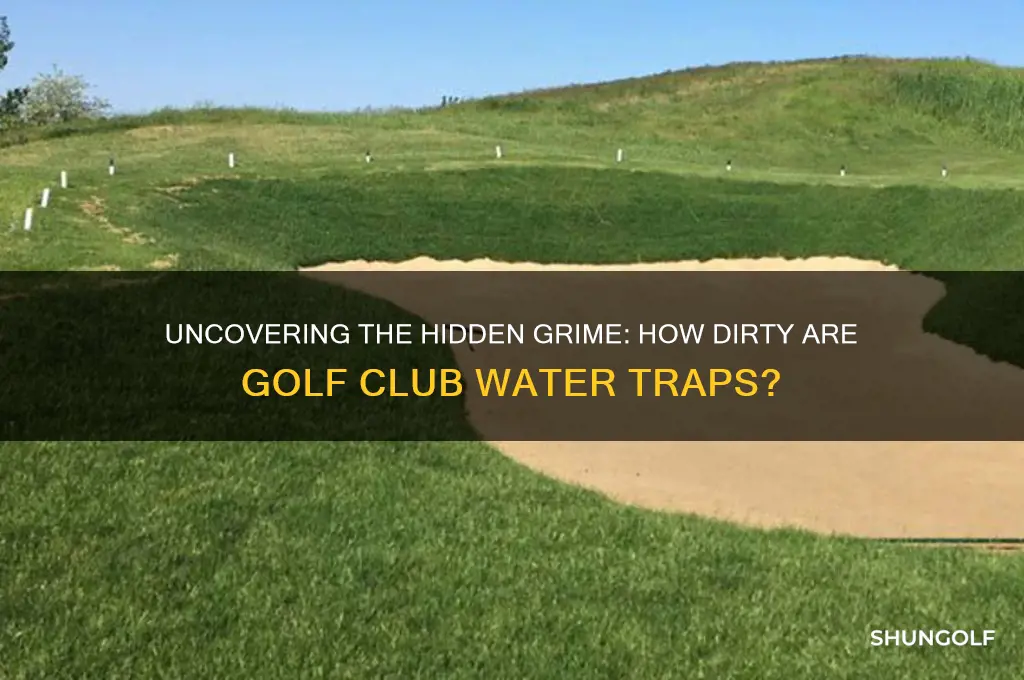 how dirty are water traps on golf clubs