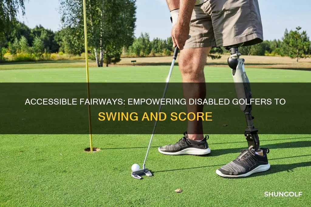 how disabled people play golf