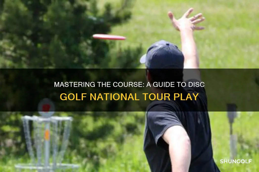 how disc golf national tour is played