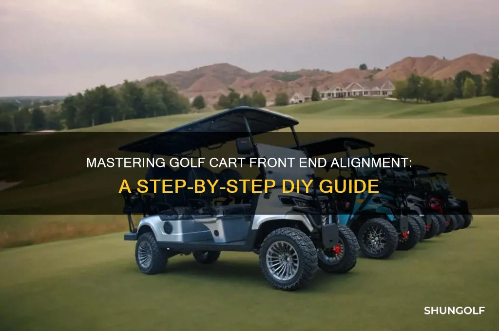 how do a front end alignment on a golf cart
