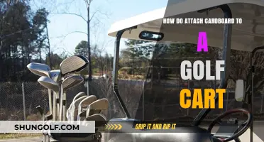 Easy DIY Guide: Attaching Cardboard to Your Golf Cart Securely