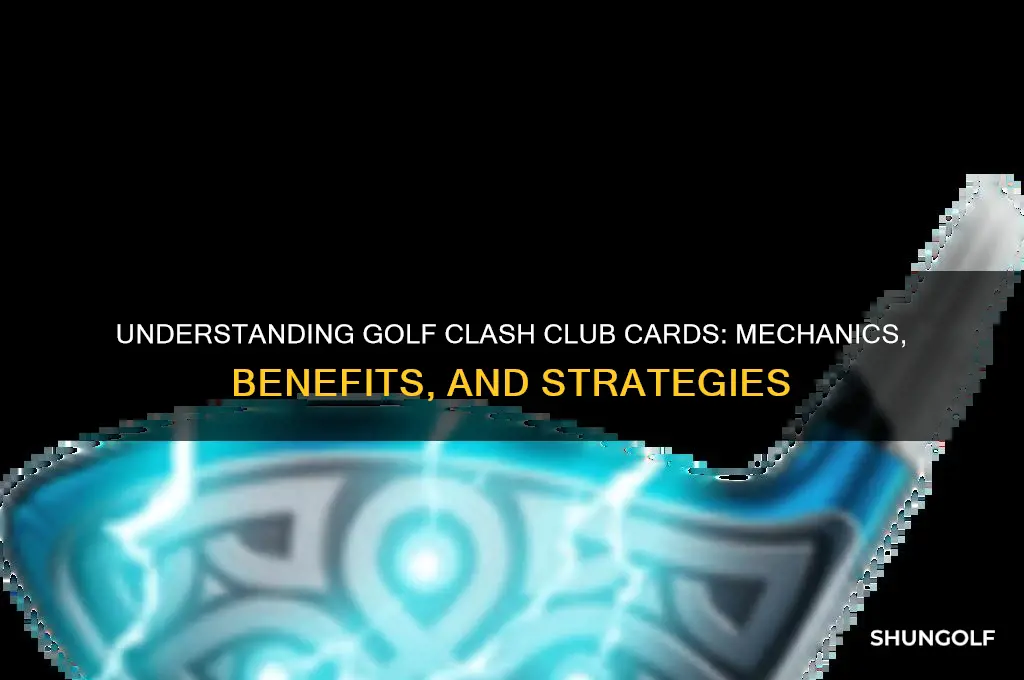 how do club cards work in golf clash