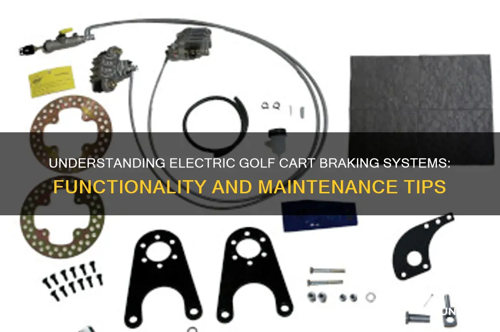 how do electric golf cart brakes work
