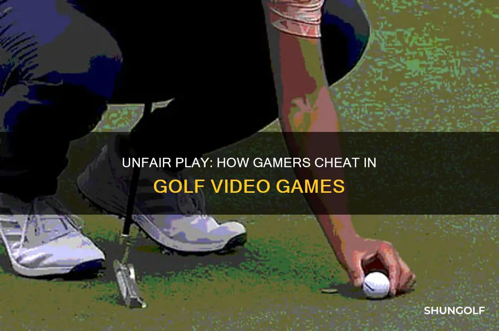 how do gamers cheat at golf games