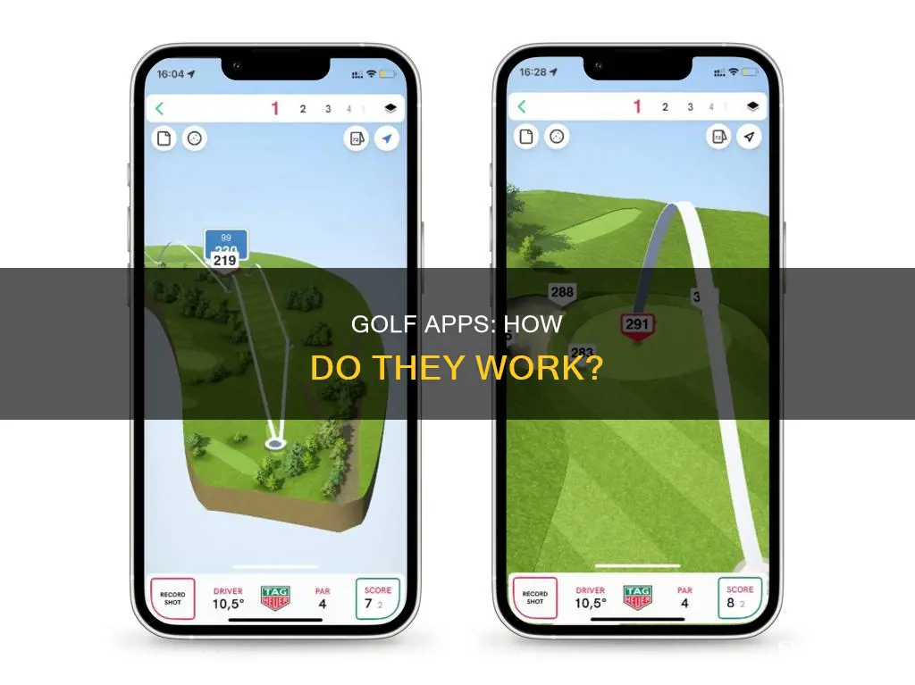 how do golf apps work