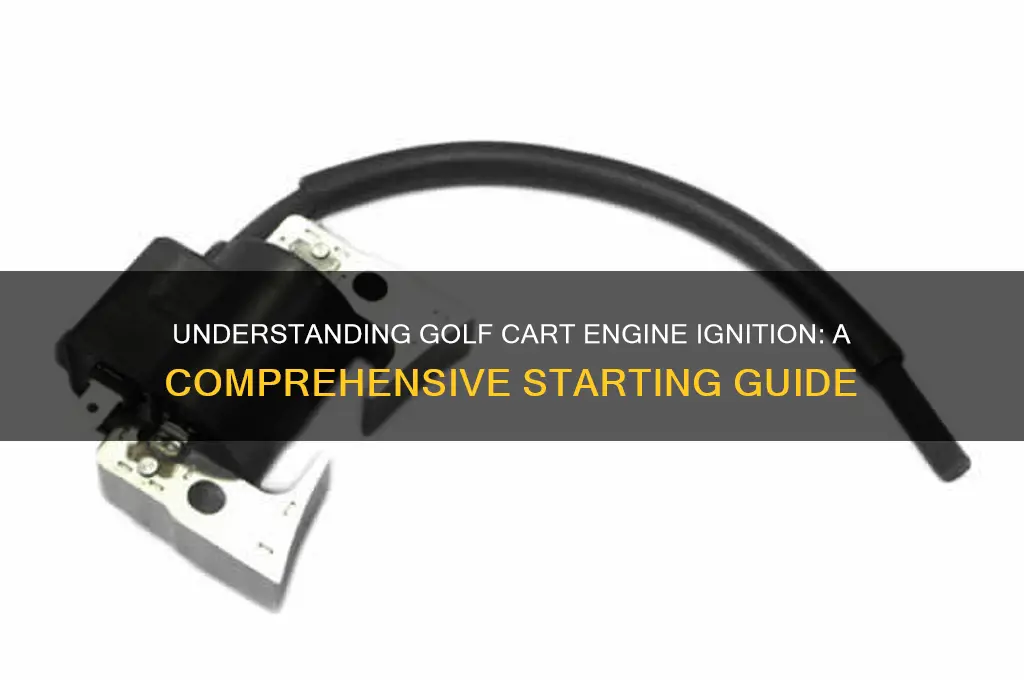 how do golf cart engines start