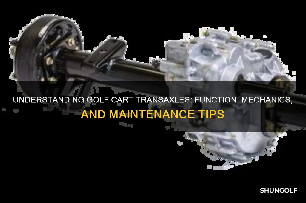 how do golf cart transaxles work