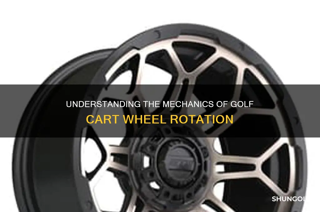how do golf cart wheels rotate