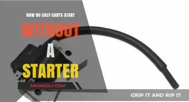 Golf Carts' Unique Ignition: Starting Without a Traditional Starter Explained