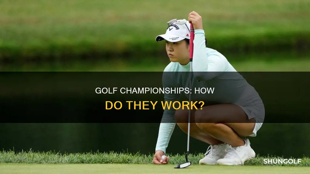 how do golf championships work