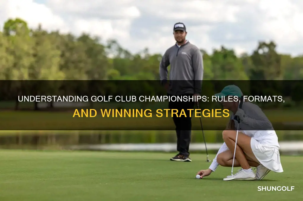 how do golf club championships work