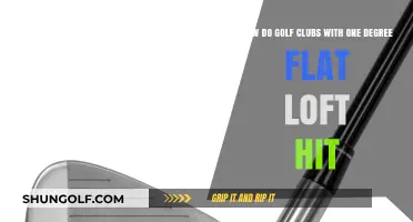 How One-Degree Flat Loft Golf Clubs Impact Your Swing and Distance