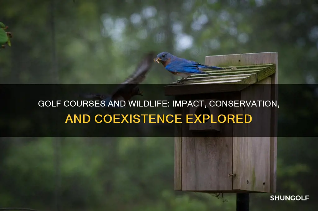 how do golf courses affect wildlife