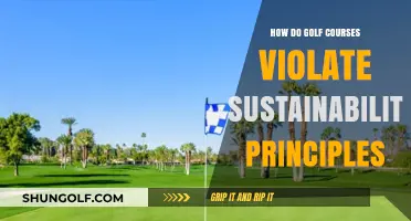 Golf Courses' Environmental Impact: Violating Sustainability Principles and Practices