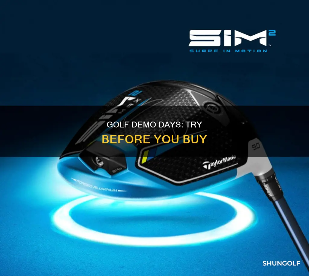 how do golf demo days work
