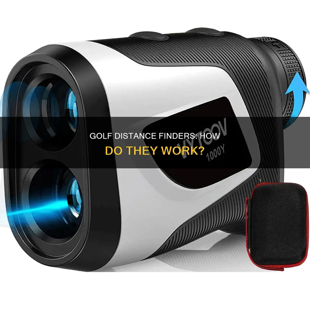 how do golf distance finders work