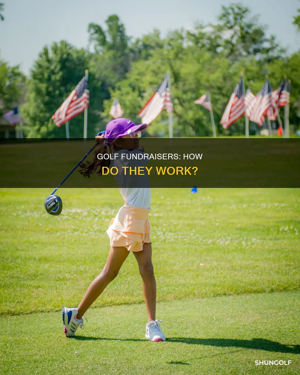 how do golf fundraisers work