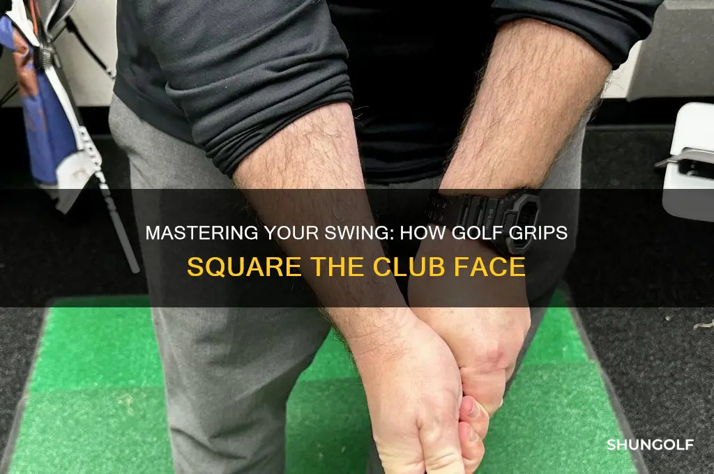 how do golf grips help you square club face