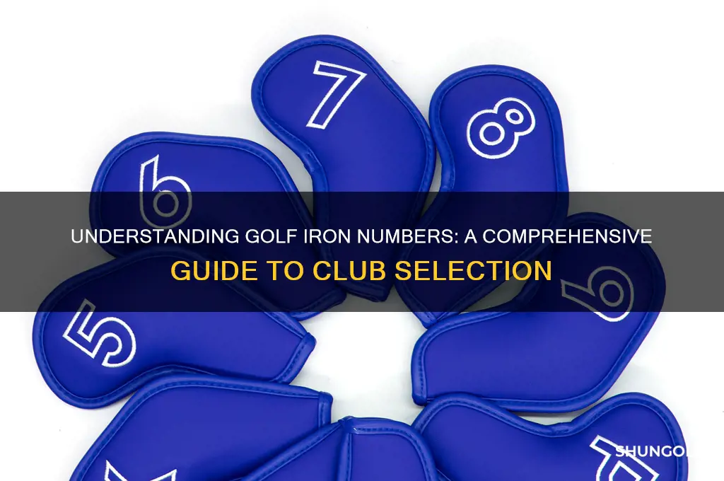 how do golf iron numbers work