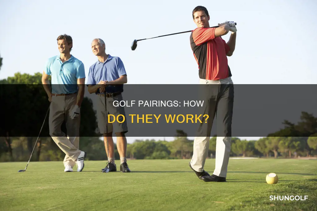 how do golf pairings work