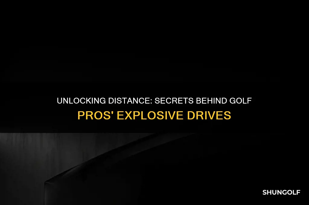 how do golf pros hit so far