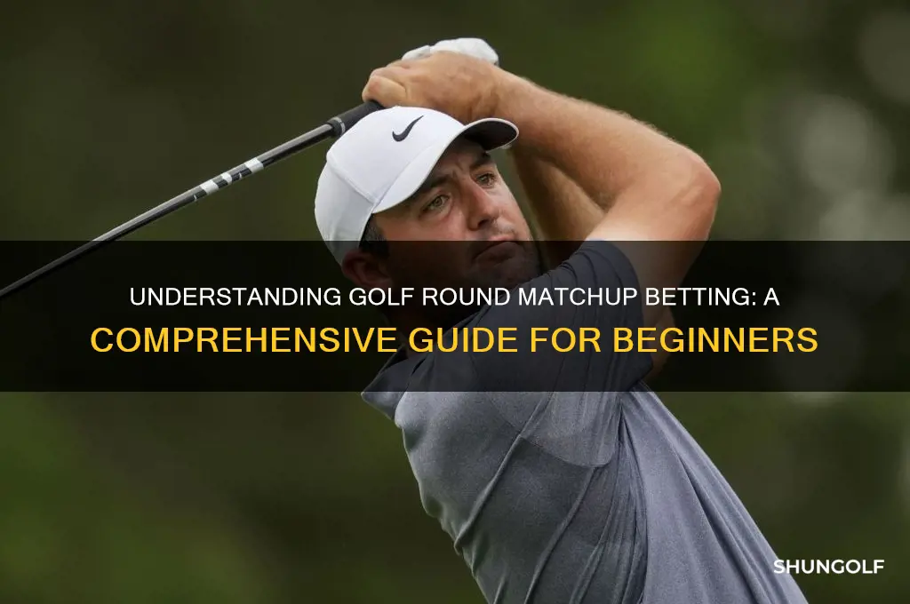 how do golf round matchup betting work