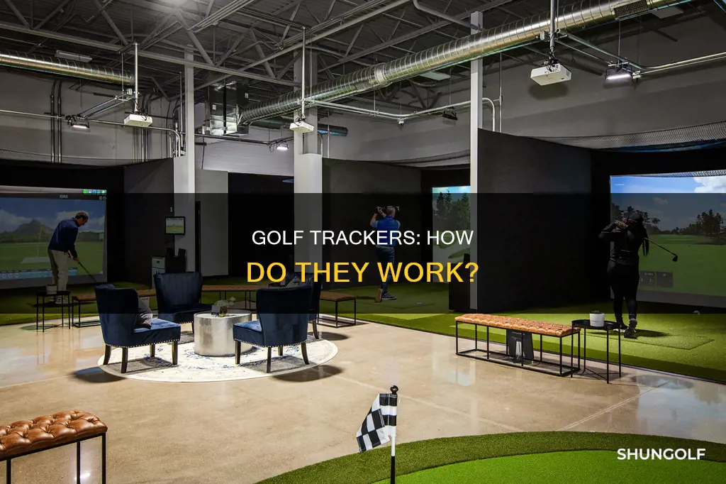 how do golf trackers work