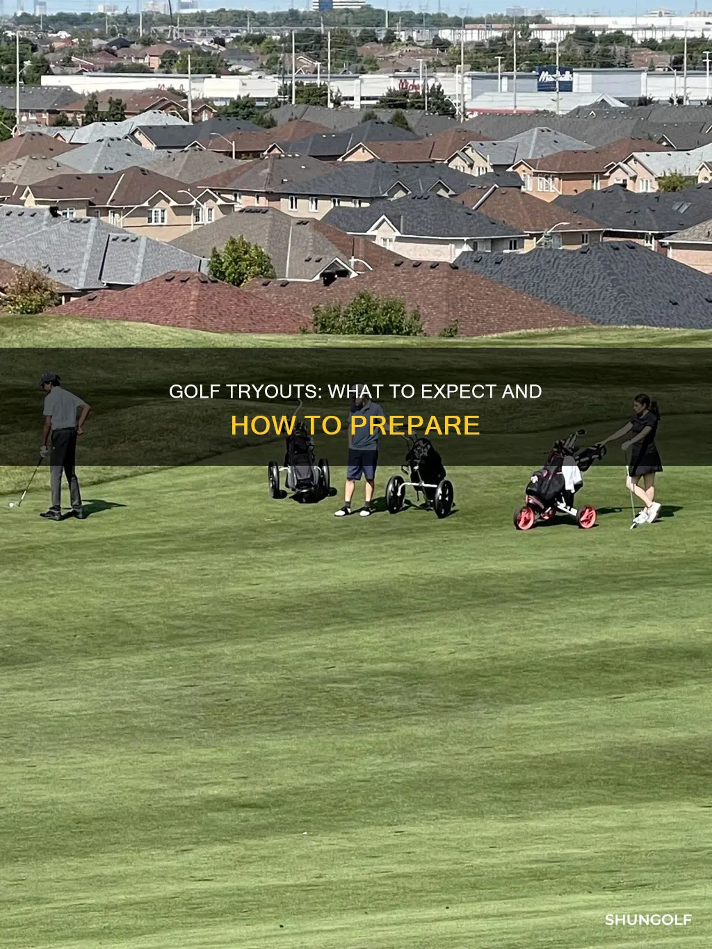 how do golf tryouts work