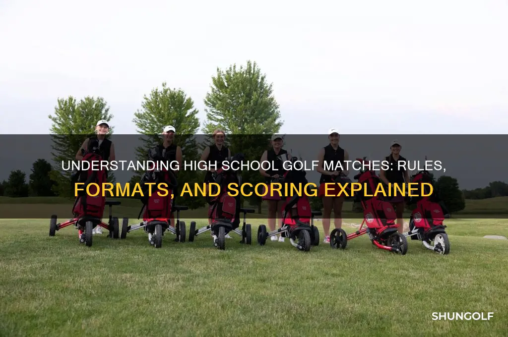 how do high school golf matches work