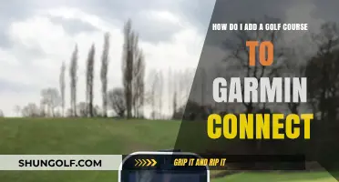 Adding a Golf Course to Garmin Connect: A Step-by-Step Guide