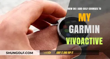 Add Golf Courses to Garmin Vivoactive: A Step-by-Step Guide