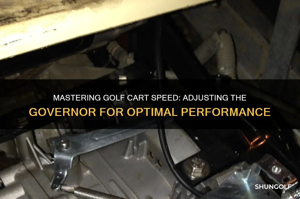 how do i adjust golf cart governor