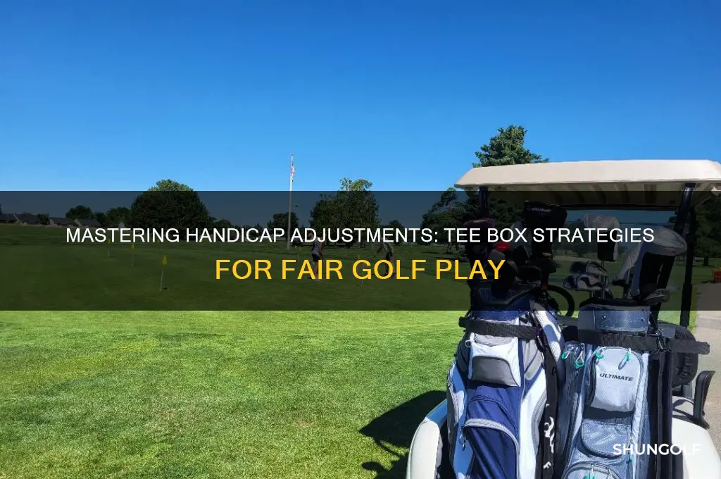 how do i adjust my golf handicap by tee box