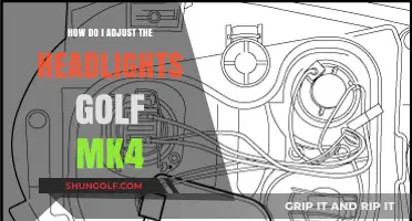 Adjusting Golf MK4 Headlights: A Step-by-Step DIY Guide
