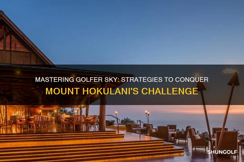 how do i battle golfer sky on mount hokulani