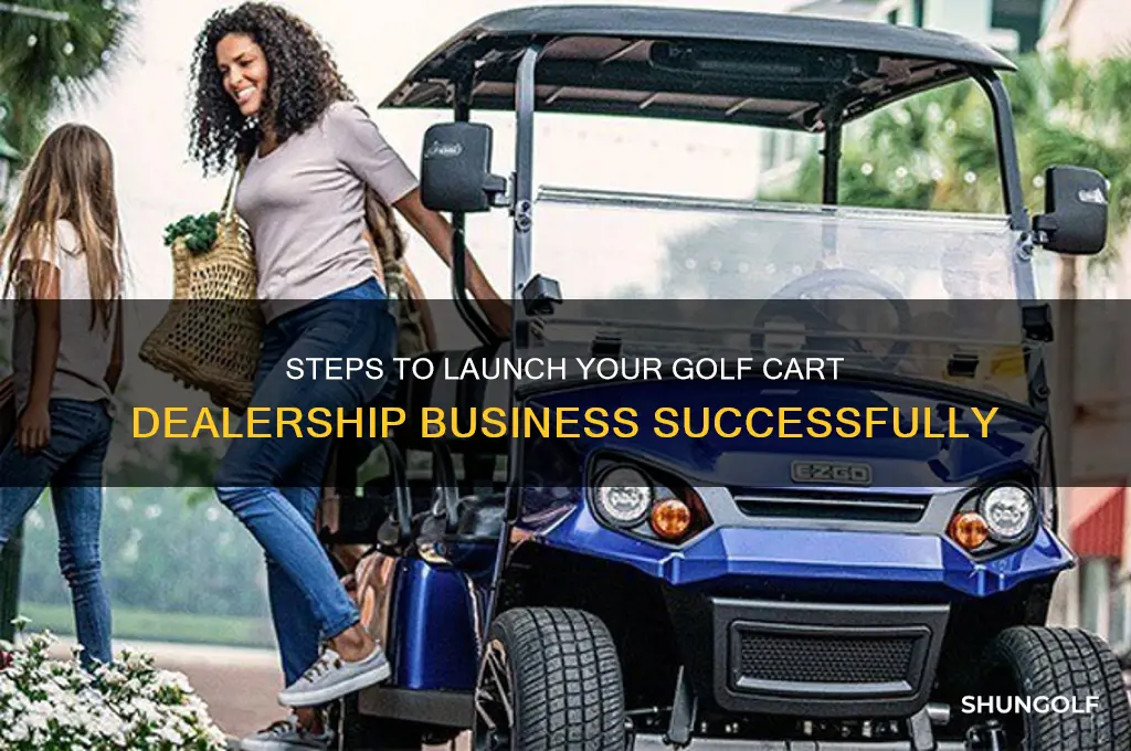 how do i become a golf cart dealer