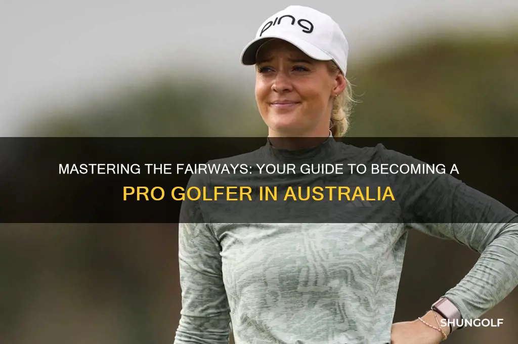 how do i become a pro golfer in australia