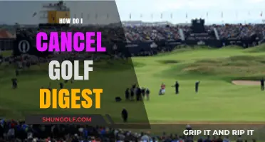Canceling Golf Digest: A Simple Guide to Unsubscribing