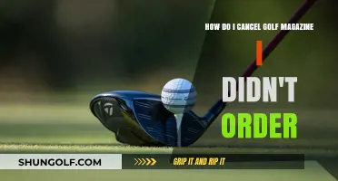 How to Cancel Unordered Golf Magazine Subscription: Quick Steps