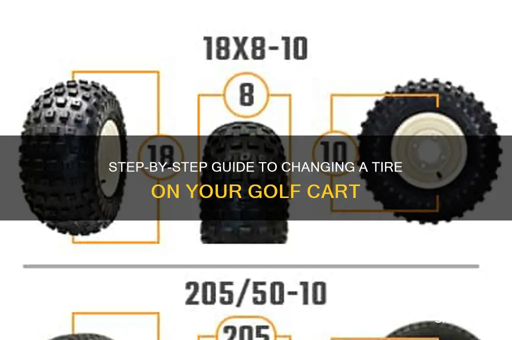 how do i change a tire on a golf cart