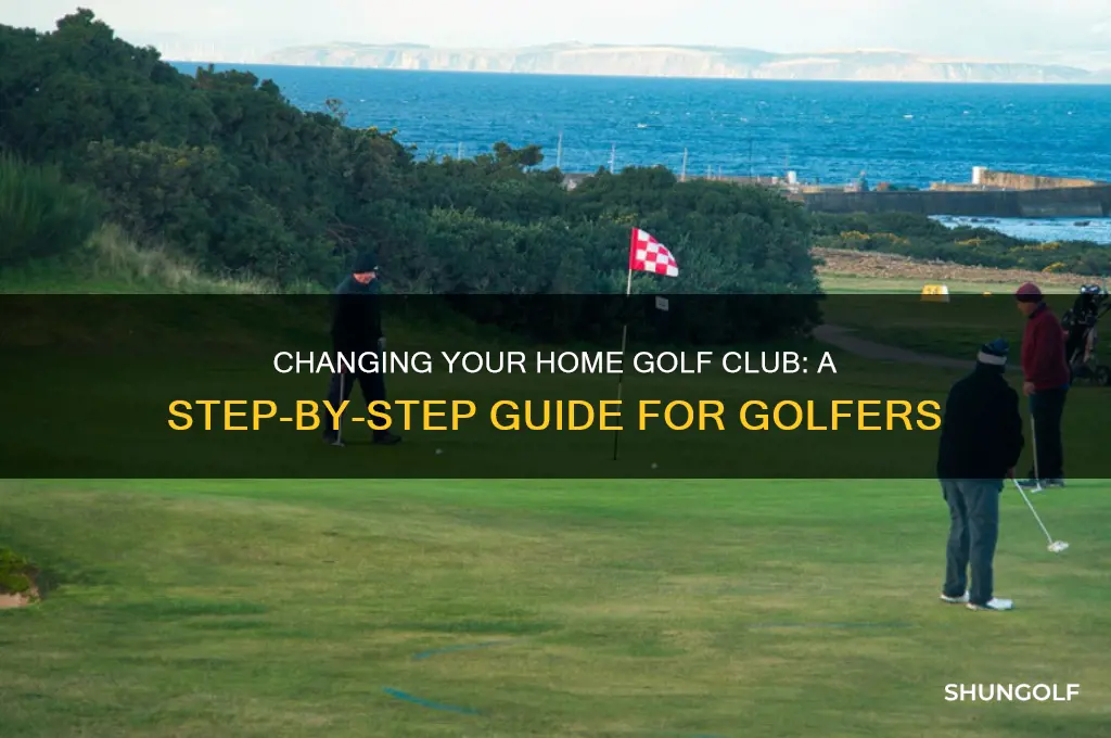 how do i change my home golf club