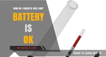 How to Test Golf Cart Battery Health: Quick and Easy Guide
